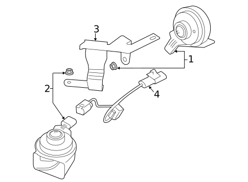 Horn for 2015 Mini Cooper #0