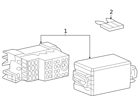 Fuse & Relay for 2009 Pontiac G8 #2