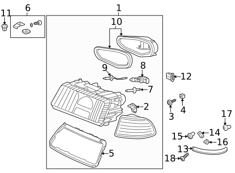 Bulbs - Chassis for 1999 Audi A8 Quattro #0