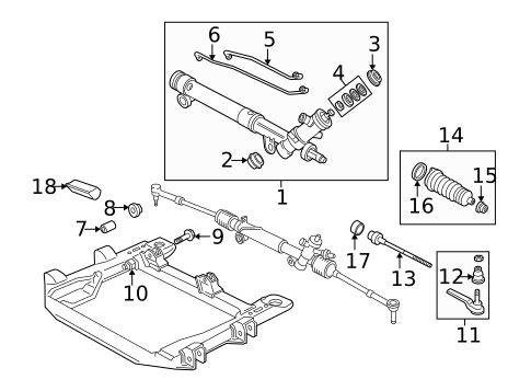 Steering Gear & Linkage for 2006 Chevrolet Monte Carlo #0