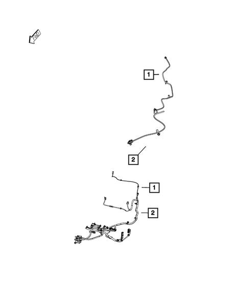 Wiring-Body and Accessories for 2014 Dodge Journey #2