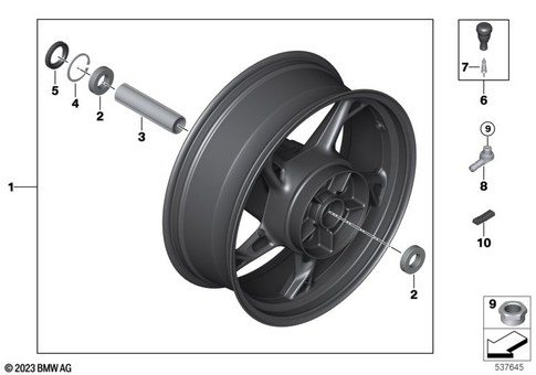 Cast Rim for 2026 BMW-Motorrad S 1000 XR #0