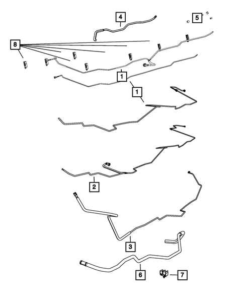 Fuel Lines for 2009 Dodge Ram 3500 #1