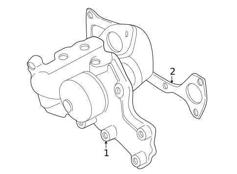 Water Pump for 2002 Mitsubishi Montero #1