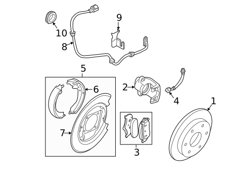 Rear Brakes for 2019 Nissan Frontier #0