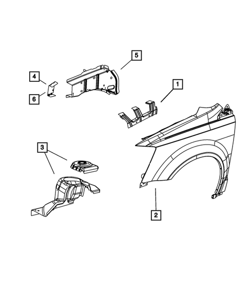 Fenders for 2008 Dodge Grand Caravan #0