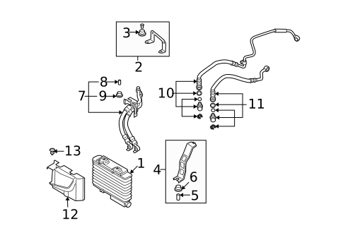 Oil Cooler for 2007 Mazda RX-8 #1