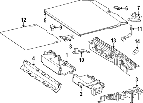 Interior Trim - Rear Body for 2025 Mercedes-Benz GLC63 AMG S E Performance #0