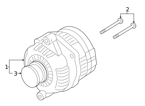 Alternator for 2011 Chevrolet Aveo5 #1