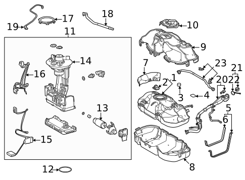Fuel System Components for 2023 Lexus NX450h+ #0