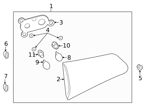 Tail Lamps for 2012 INFINITI QX56 #0