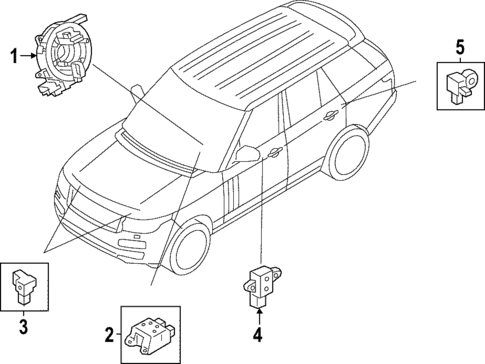 Air Bag Components for 2023 Land Rover Range Rover #2