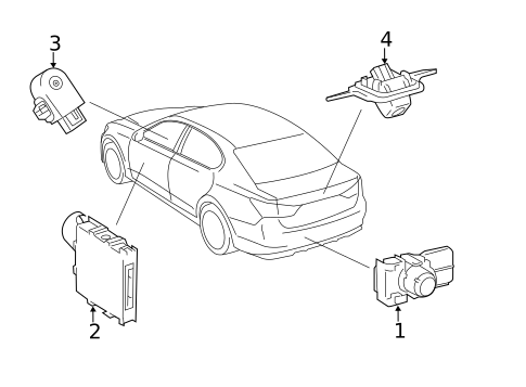 Electrical Components for 2013 Lexus GS450h #5