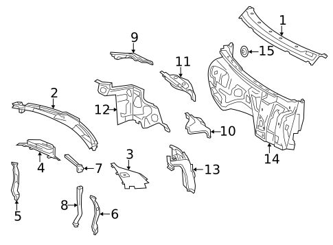 Cowl for 2014 Mercedes-Benz ML63 AMG #0