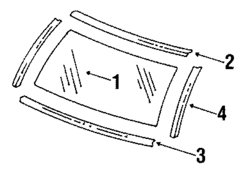Reveal Moldings for 1985 Buick Electra #0