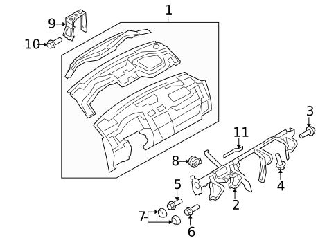 Instrument Panel for 2012 Mazda CX-9 #0