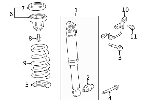 Shocks & Components for 2010 Acura ZDX #1