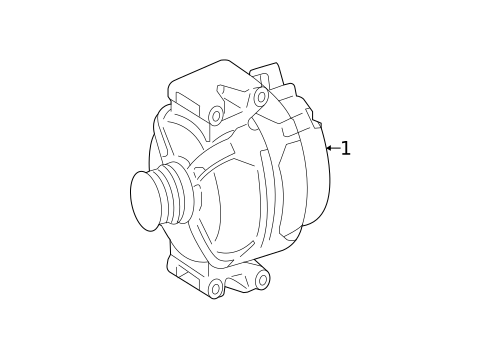 Alternator for 2017 Mercedes-Benz GLS 350d #0