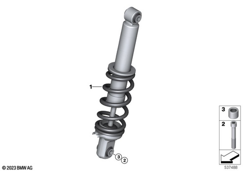 Spring Strut, Add-on Parts for 2022 BMW-Motorrad R 1300 GS #2