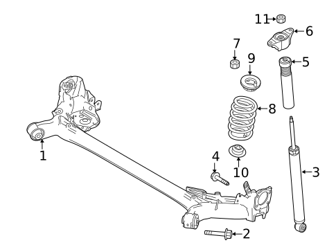 Rear Suspension for 2020 Toyota Yaris #0