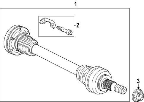 Axle Shaft for 2024 Chevrolet Corvette #0
