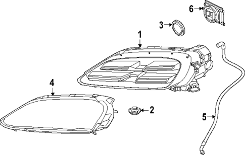 Headlamp Components for 2024 Porsche Macan #2