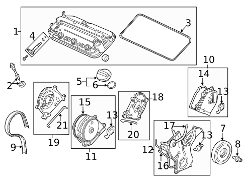 Engine Parts for 2022 Honda Pilot #1