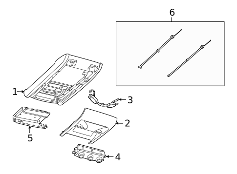 Overhead Console for 2010 Dodge Grand Caravan #3
