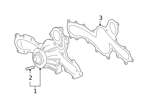 Water Pump for 2005 Toyota Tundra #0