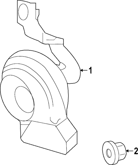 Horn for 2024 Mercedes-Benz SL43 AMG #0