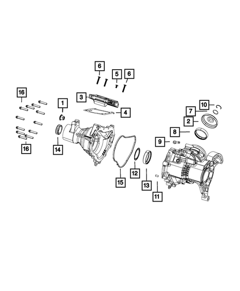 Transfer Case Assembly for 2018 Jeep Cherokee #2