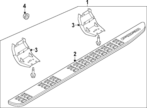 Running Board for 2023 Ford F-350 Super Duty #7