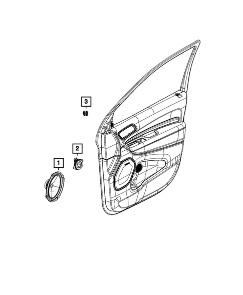 Radio, Antenna, Speakers, DVD, and Video systems for 2021 Dodge Durango #6