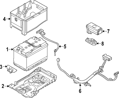 Battery for 2024 Hyundai Elantra N #0