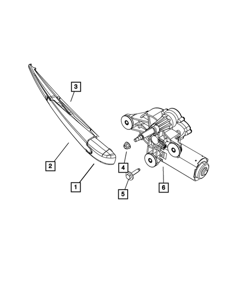 Wiper and Washer System for 2012 Fiat 500 #2