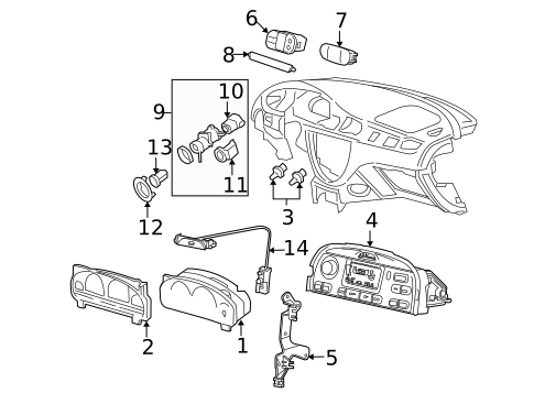 Ignition Lock for 2007 Jaguar S-Type #0