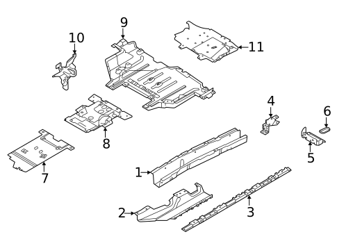 Floor & Rails for 2022 Land Rover Defender 90 #0