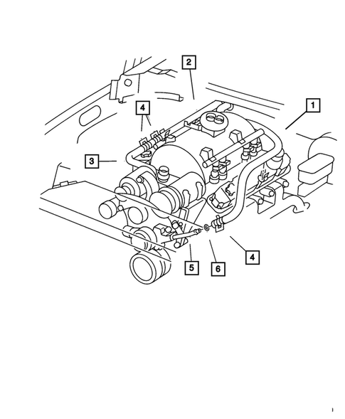 Air Conditioner and Heater Plumbing for 2001 Dodge Ram 2500 #6