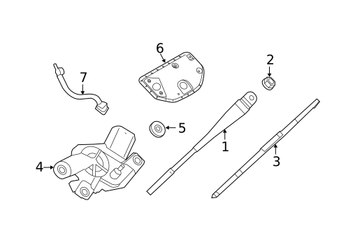 Wipers for 2012 Land Rover Range Rover Evoque #1