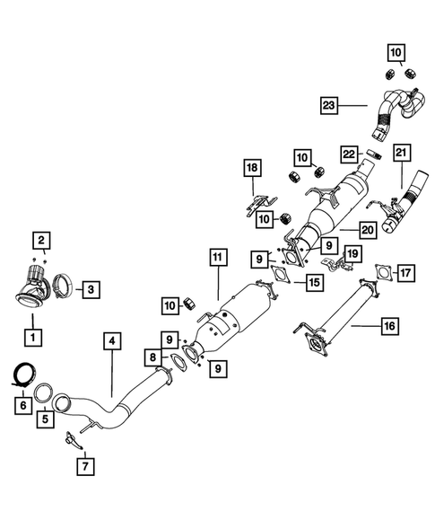 Exhaust System for 2023 Ram 3500 #0