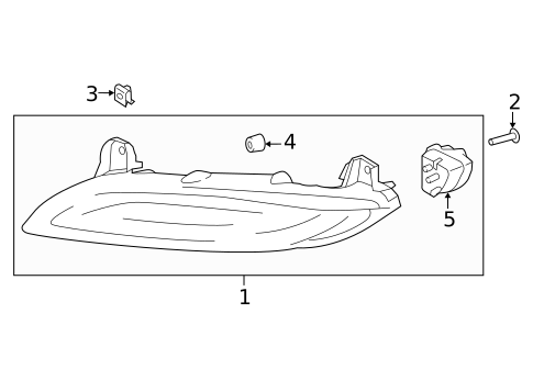 Daytime Running Lamp Components for 2016 Porsche 911 #1