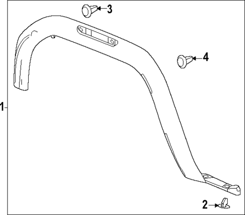 Exterior Trim - Fender for 2023 GMC Canyon #0