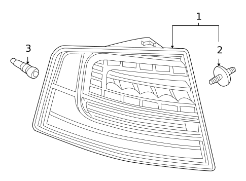 Tail Lamps for 2009 Audi S8 #1