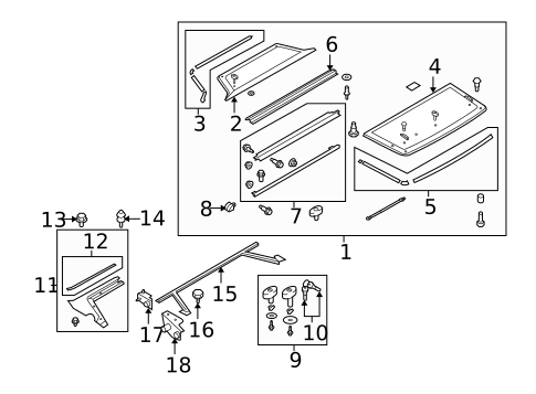 Exterior Trim - Rear Body for 2006 Subaru Baja #0