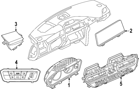 Instruments & Gauges for 2022 BMW 430i Gran Coupe #1