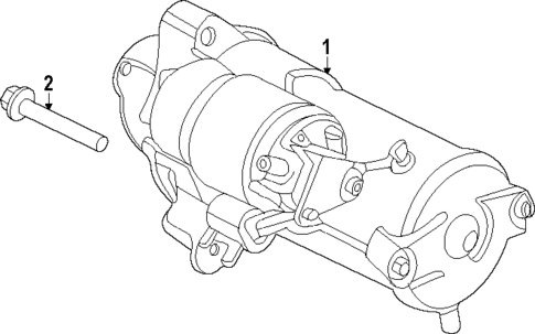 Starter for 2023 Ford Bronco #1