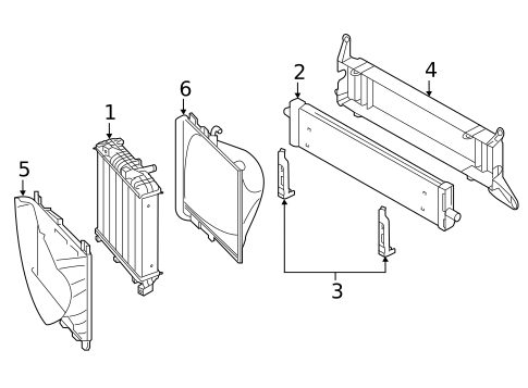 Radiator & Components for 2017 Porsche Cayenne #2