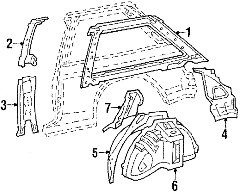 Inner Components for 1989 Toyota Tercel #0
