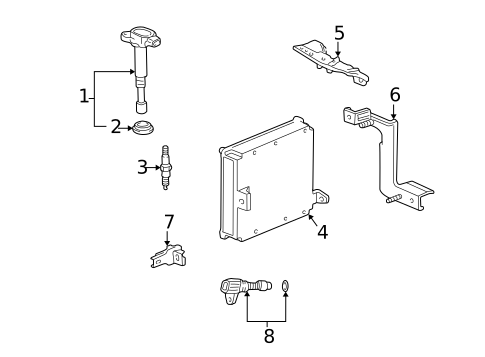 Powertrain Control for 2006 Honda CR-V #0