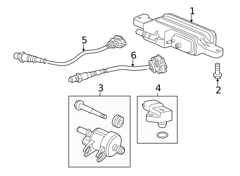 Emission Components for 2017 Chevrolet Caprice #0